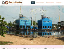 Tablet Screenshot of derpoliester.com